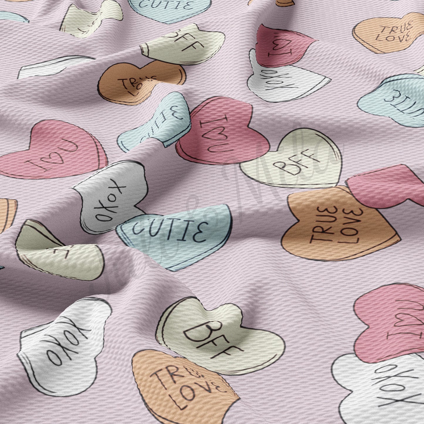 Valentines Day Bullet Textured Fabric  AA1186