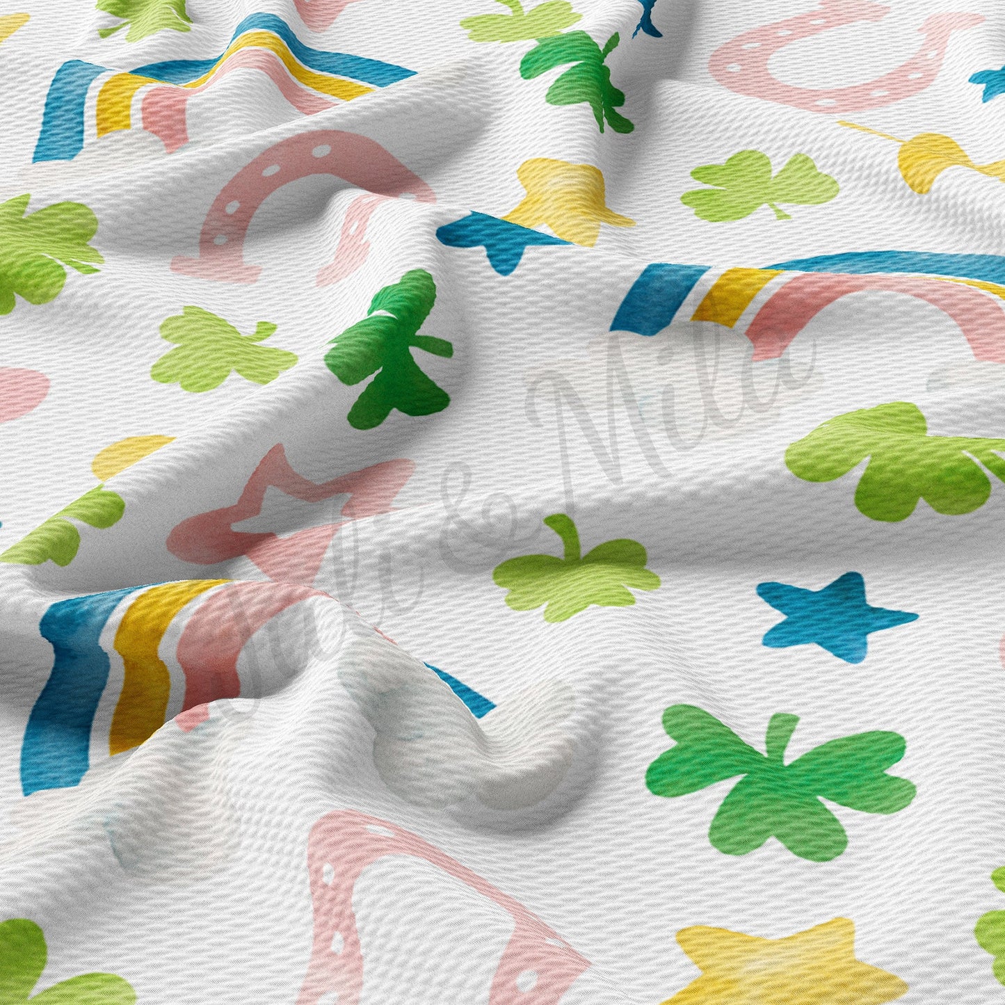 St. Patricks Day Bullet Textured Fabric AA1191