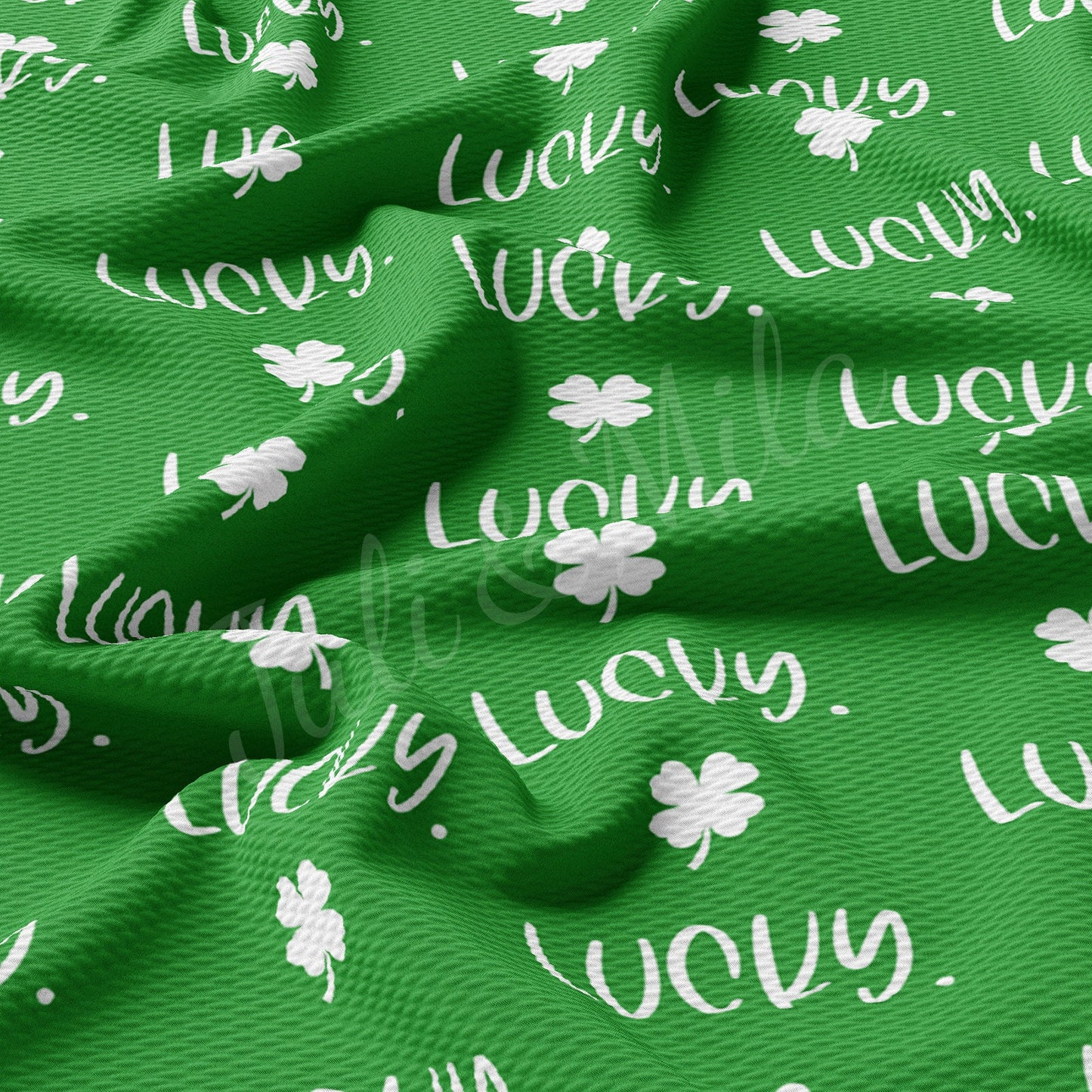 St. Patricks Day  Bullet Textured Fabric  AA1192