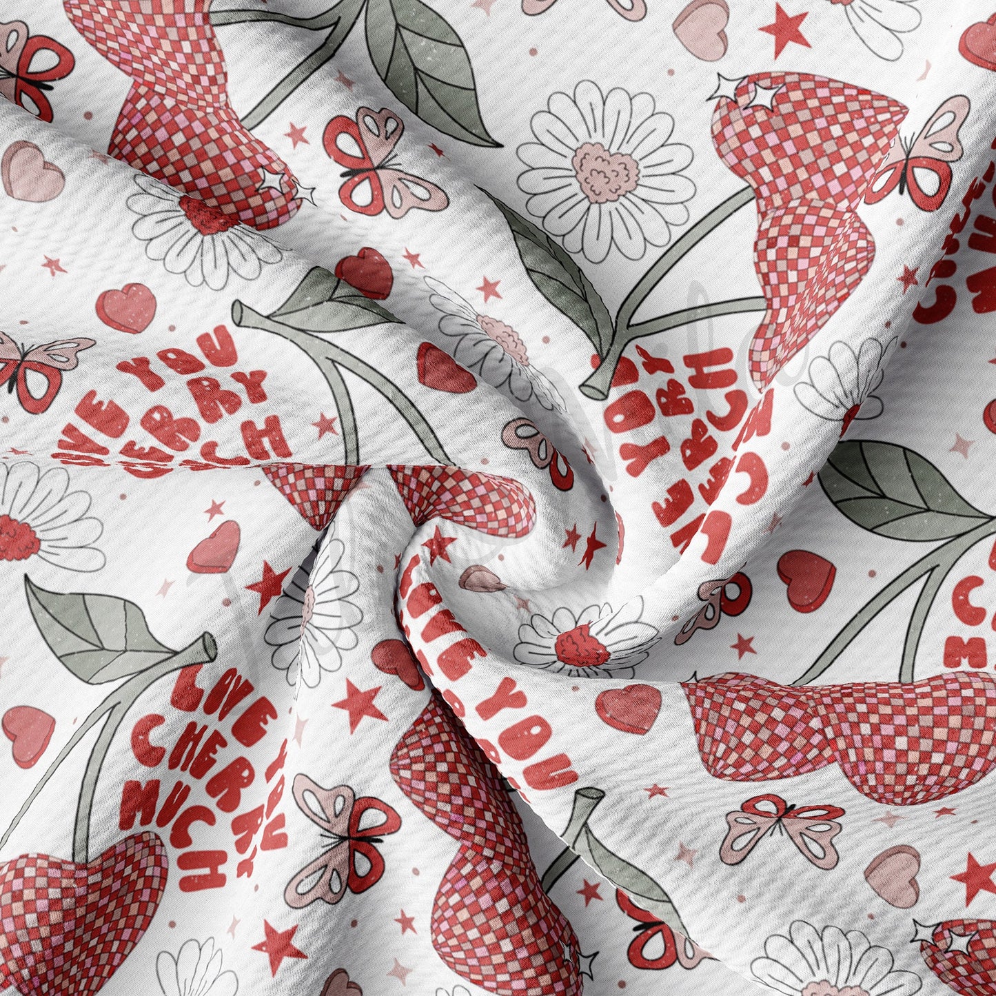 Valentines Day  Bullet Textured Fabric  AA1197