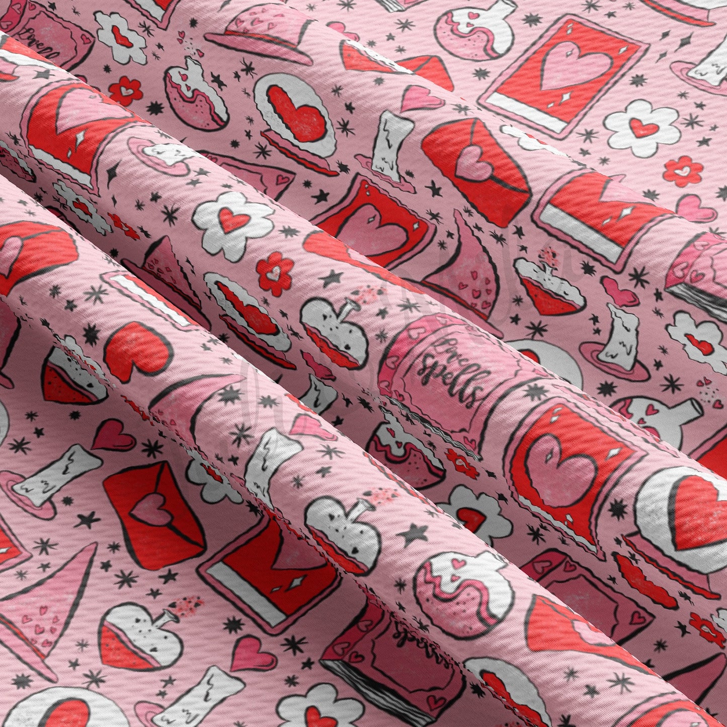 Valentines Day Bullet Textured Fabric AA1223