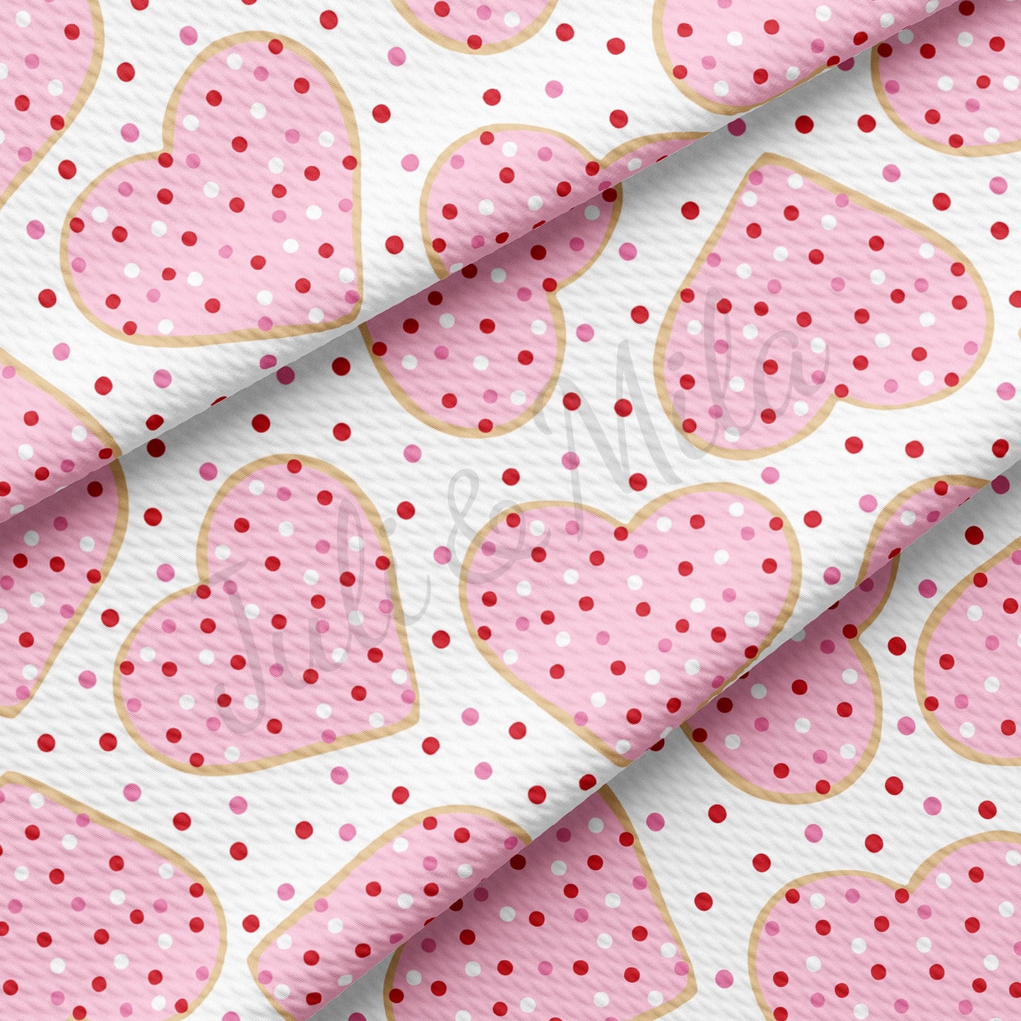 Valentines Day Bullet Textured Fabric  AA1224