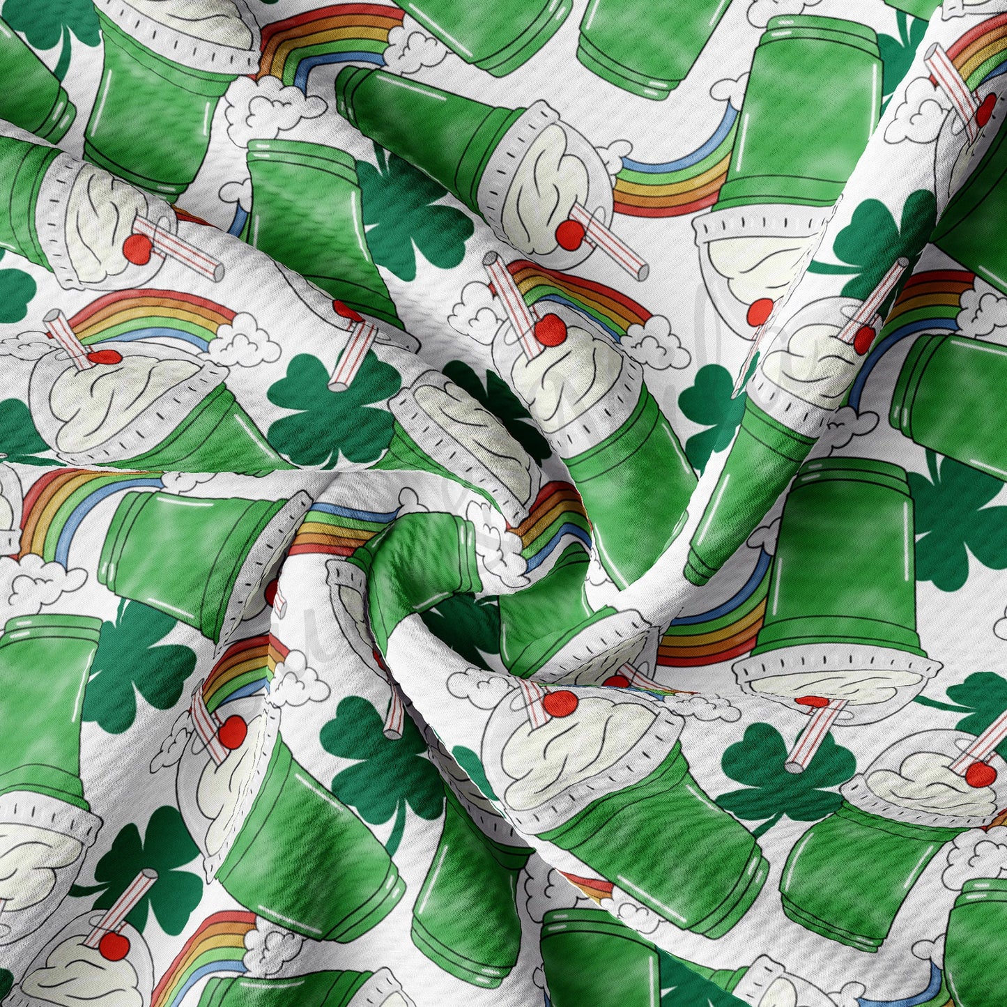 St. Patricks Day Bullet Textured Fabric AA1242