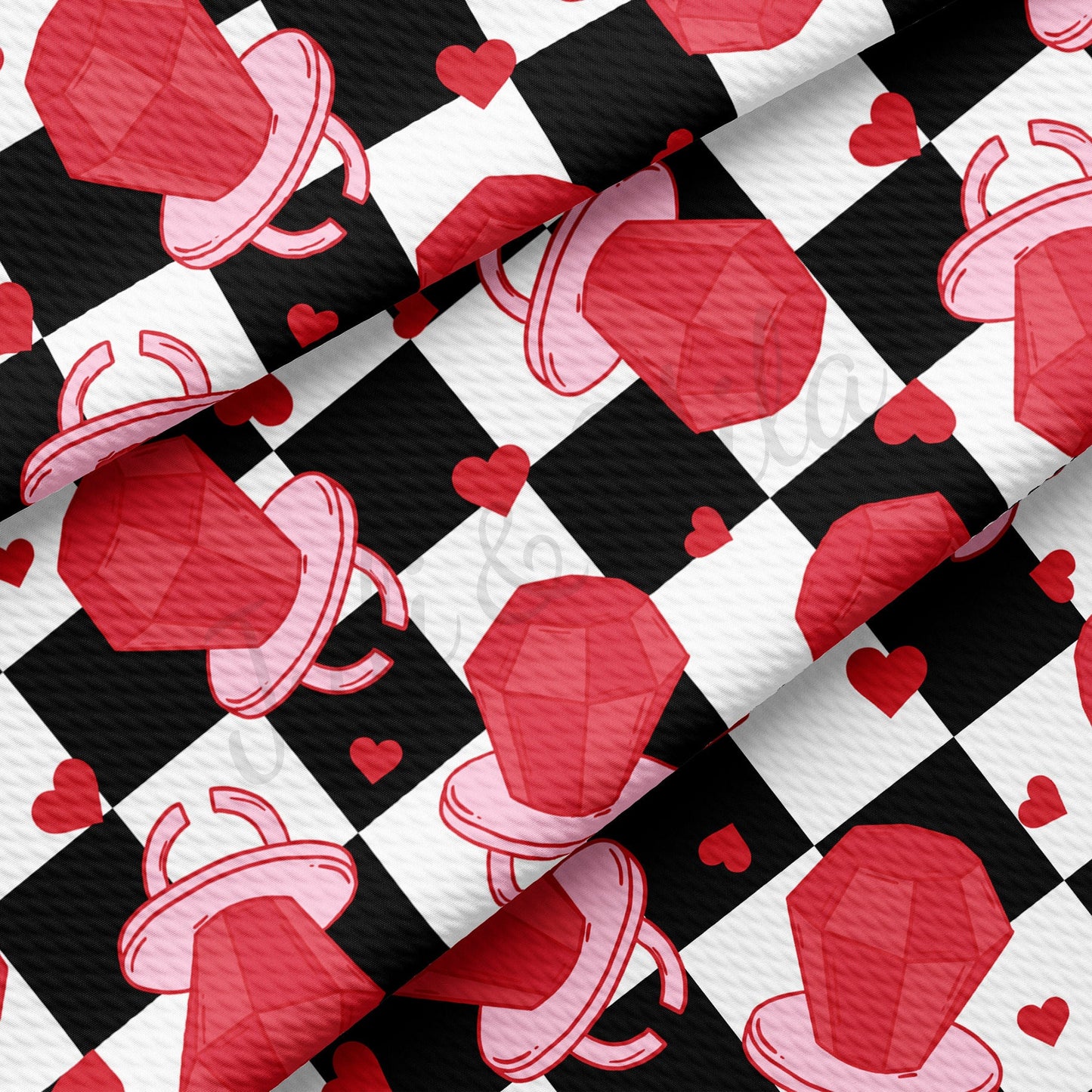 Valentines Day Bullet Textured Fabric  AA1243