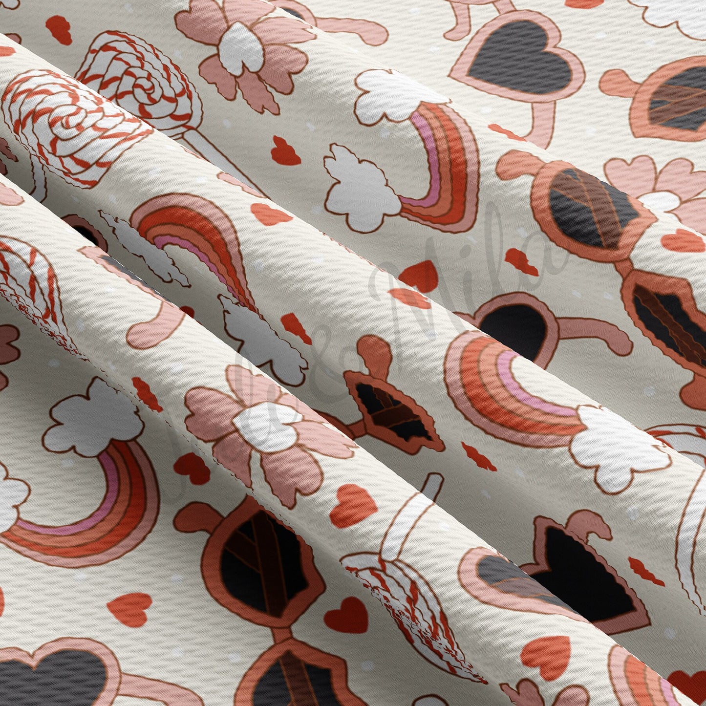 Valentines Day l Bullet Textured Fabric AA1117