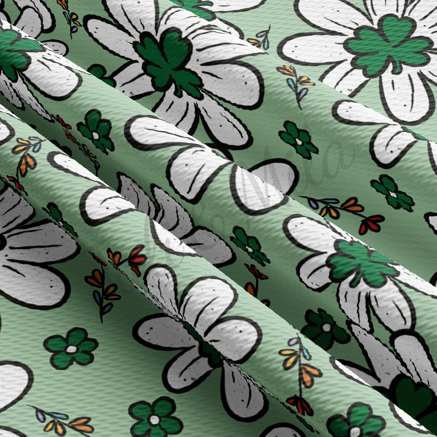 St. Patricks Day Bullet Textured Fabric AA1123