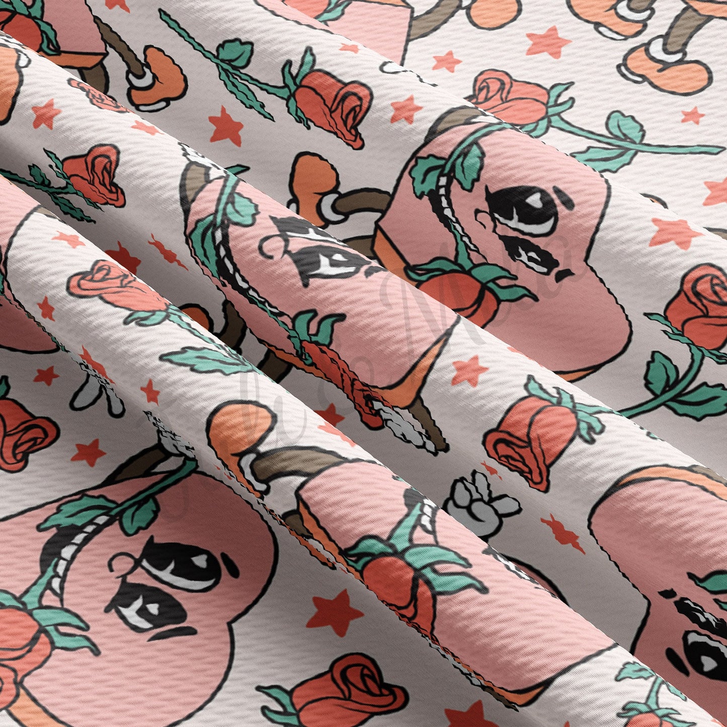 Valentines Day Bullet Textured Fabric  AA1278