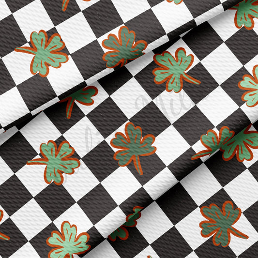 Clover St. Patrick Bullet Textured Fabric  AA1143