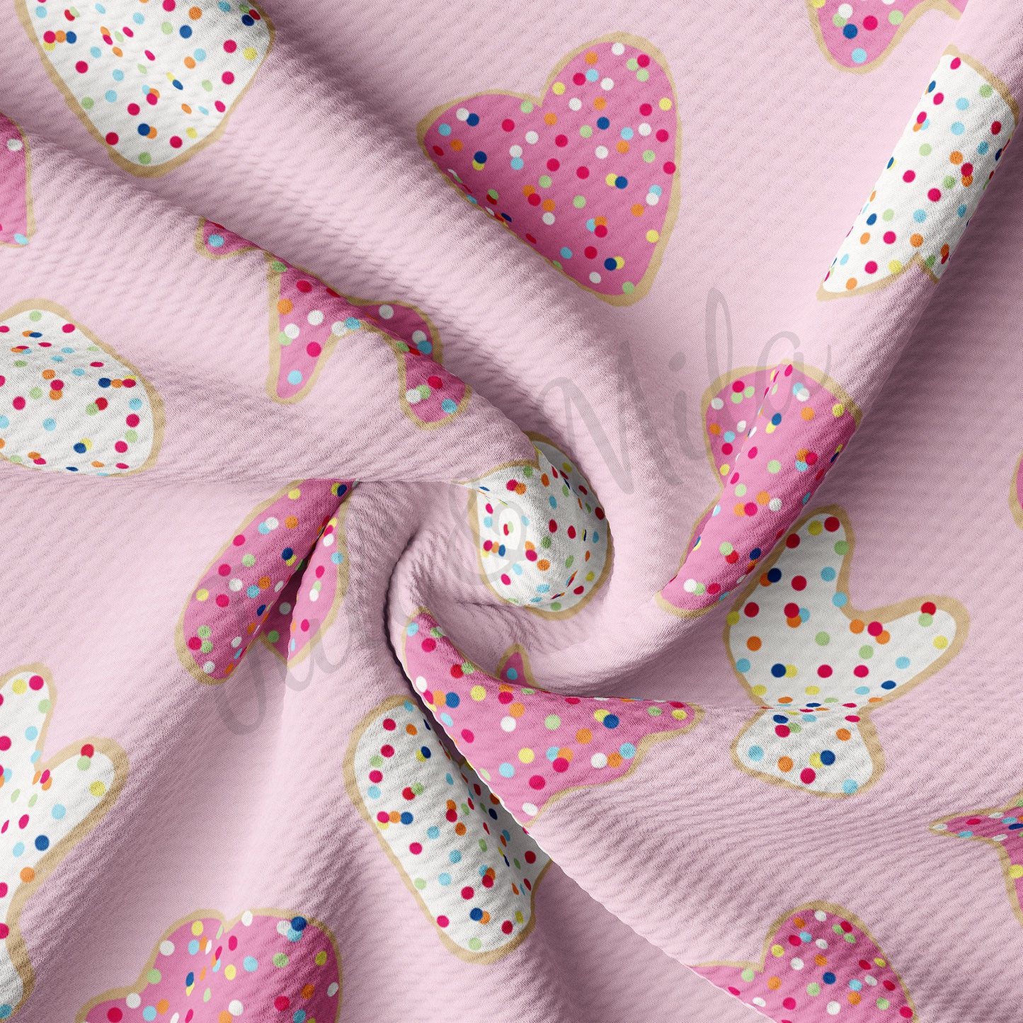 Sprinkle Cookies Bullet Textured Fabric  AA1147