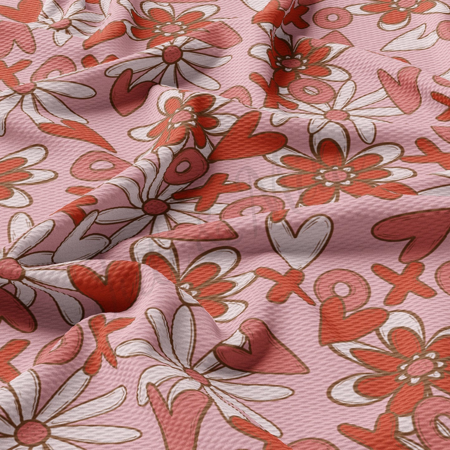 Valentines Day  Bullet Textured Fabric AA1156