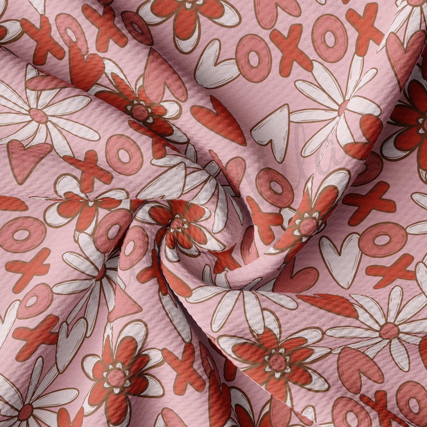 Valentines Day  Bullet Textured Fabric AA1156