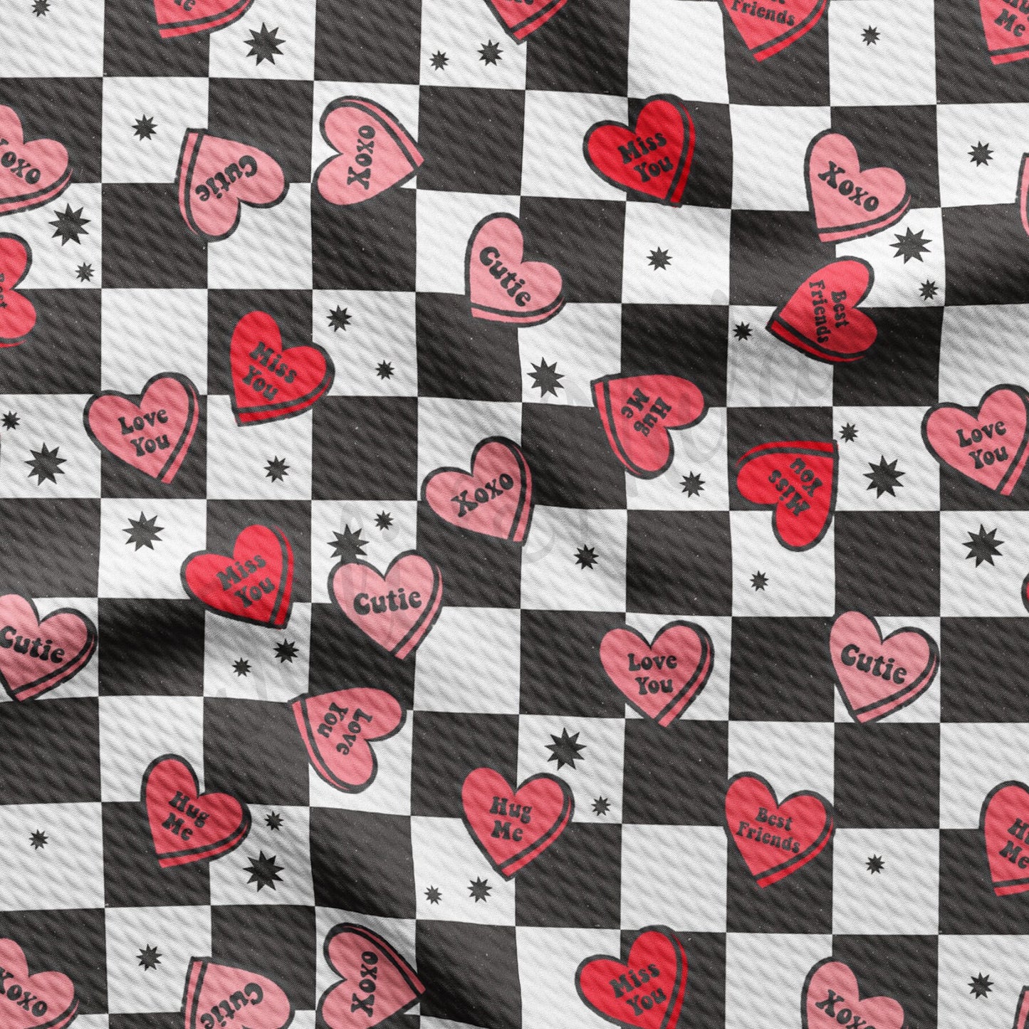 Valentines Day Bullet Textured Fabric  AA1181