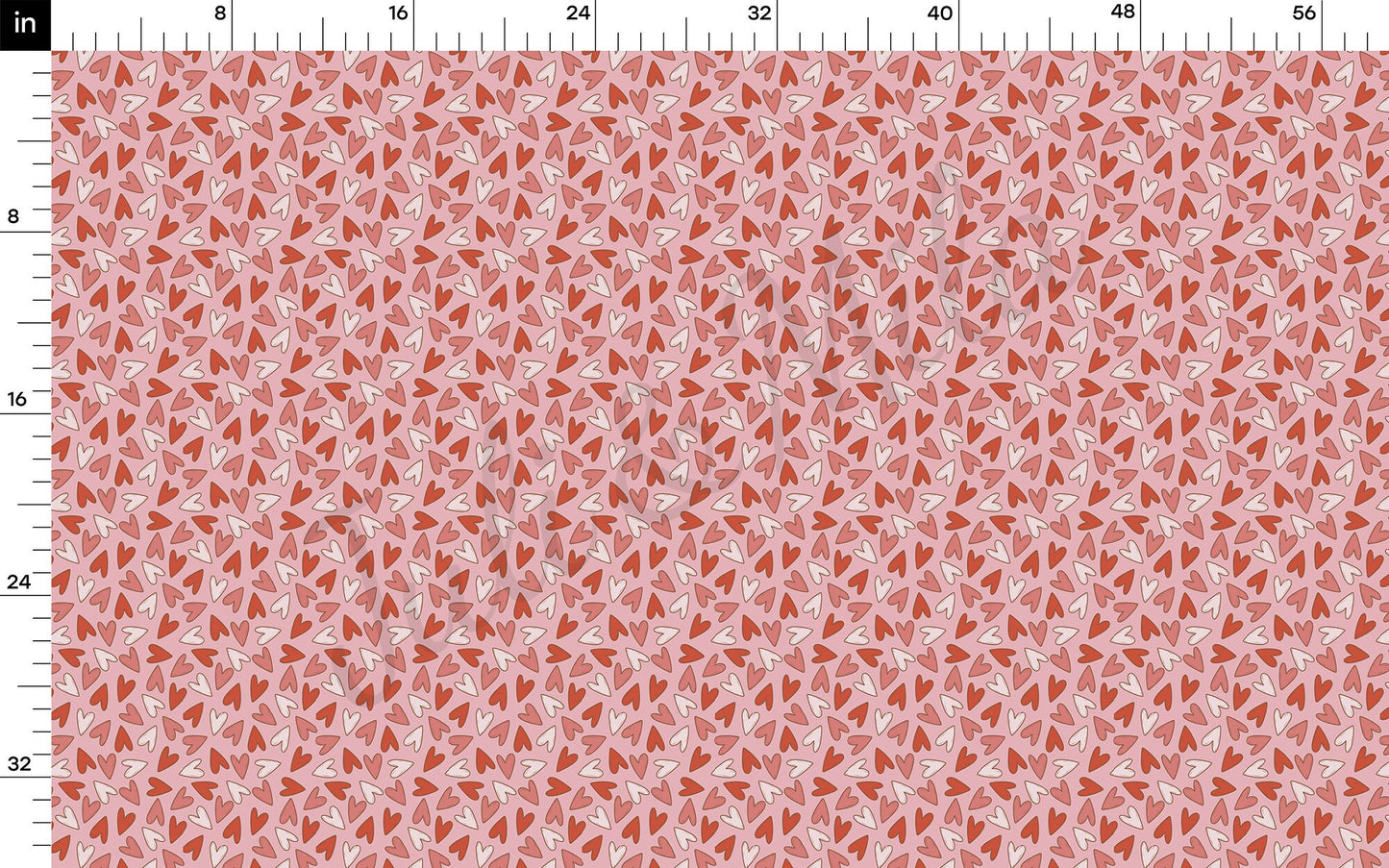 Valentines Day  Bullet Textured Fabric AA1183