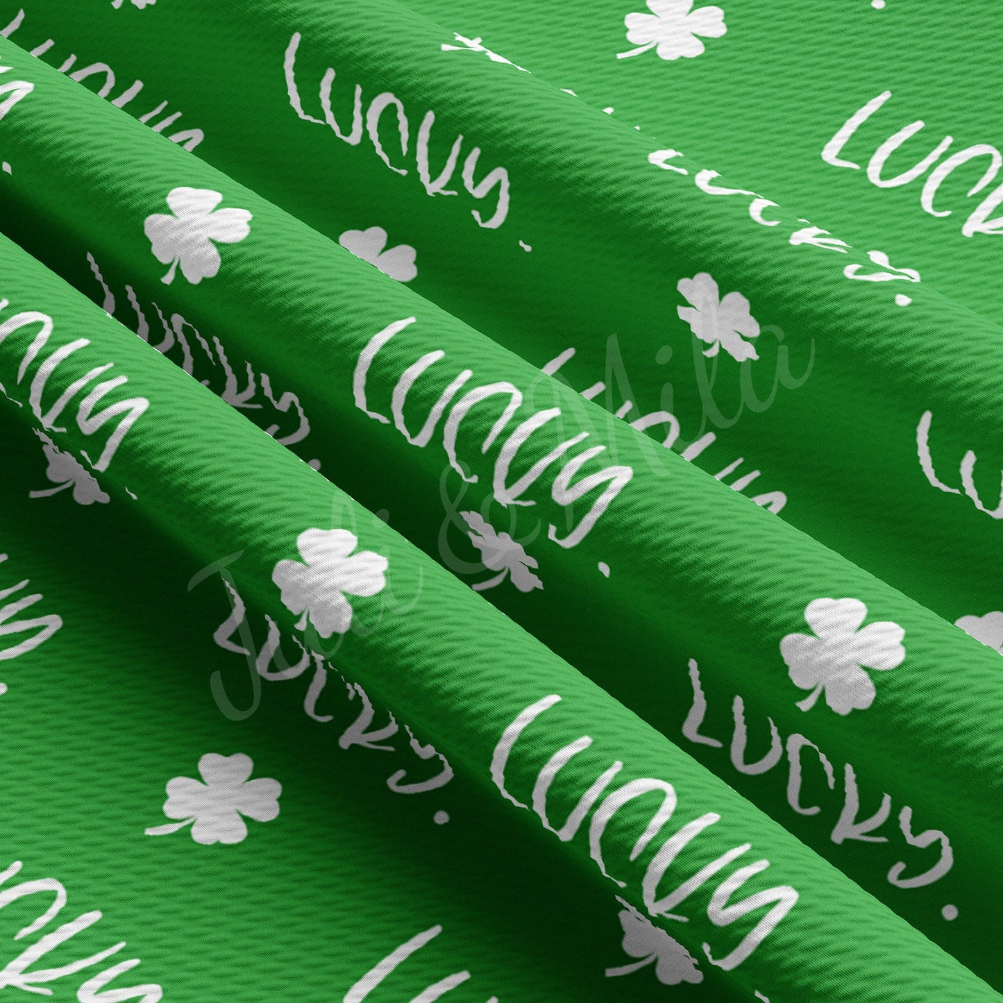 St. Patricks Day  Bullet Textured Fabric  AA1192