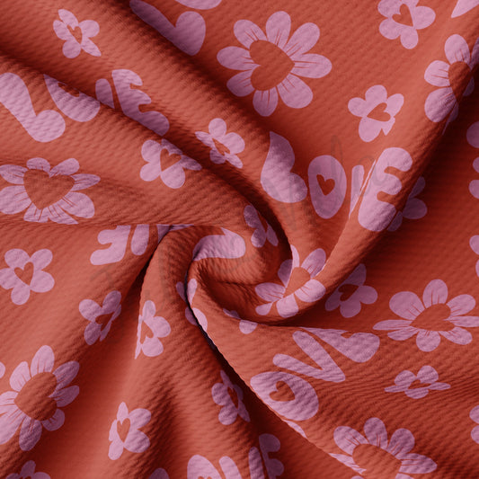 Valentines Day Bullet Textured Fabric  AA1198