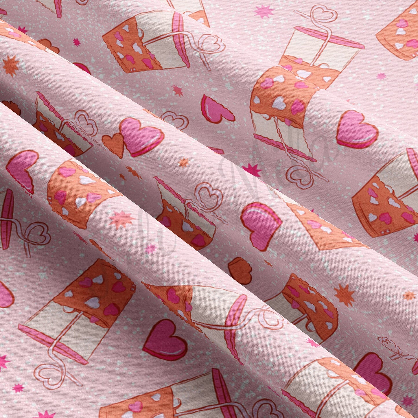 Valentines Day  Bullet Textured Fabric AA1211