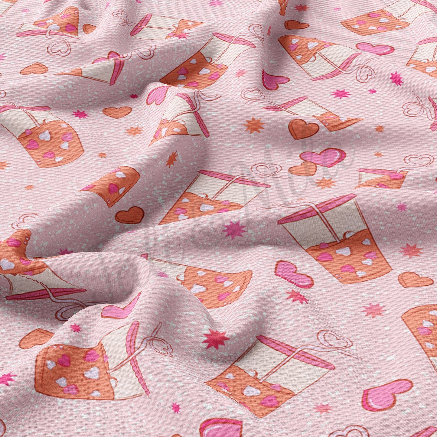 Valentines Day  Bullet Textured Fabric AA1211