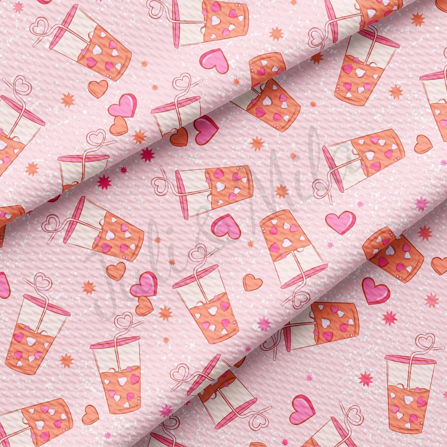 Valentines Day  Bullet Textured Fabric AA1211