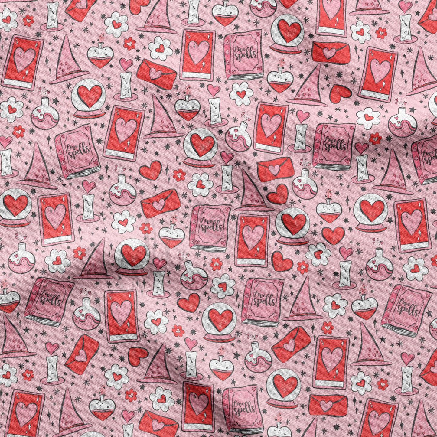 Valentines Day Bullet Textured Fabric AA1223