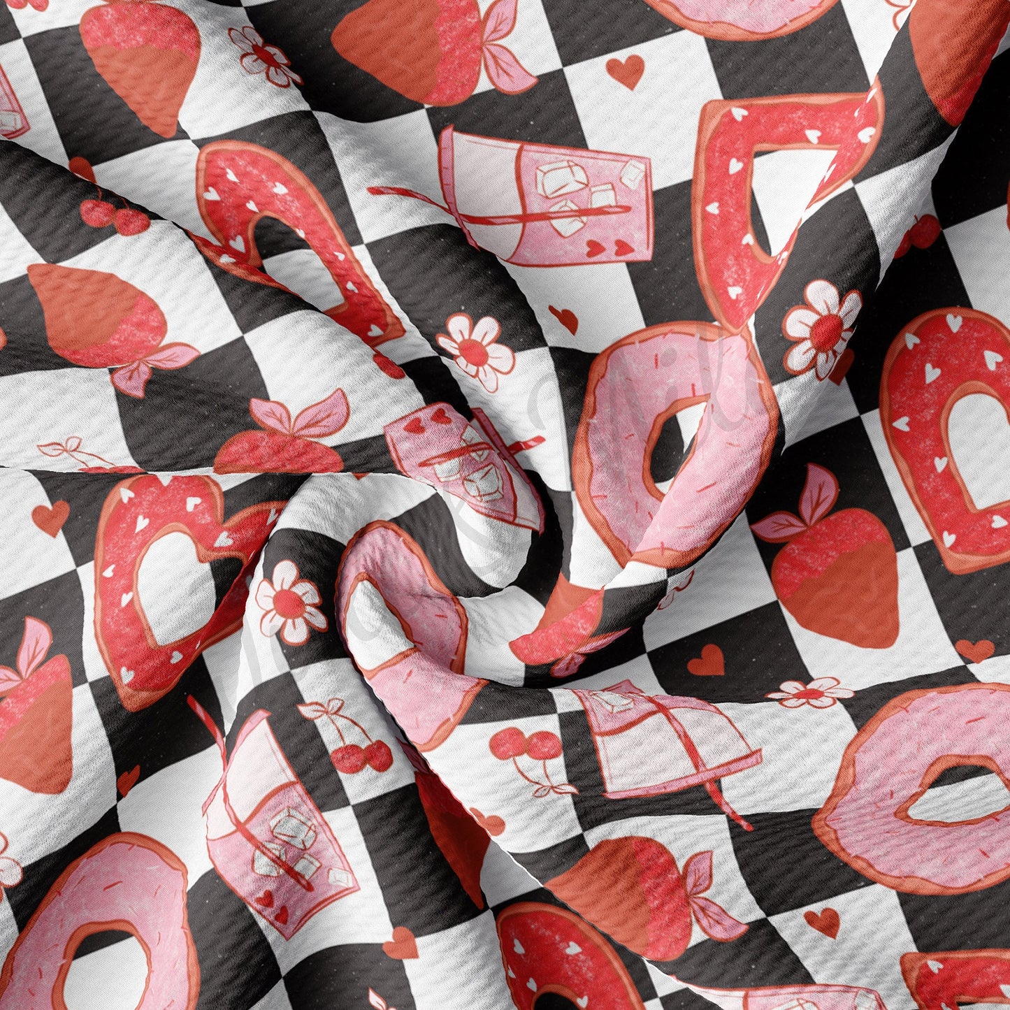 Valentines Day  Bullet Textured Fabric  AA1226