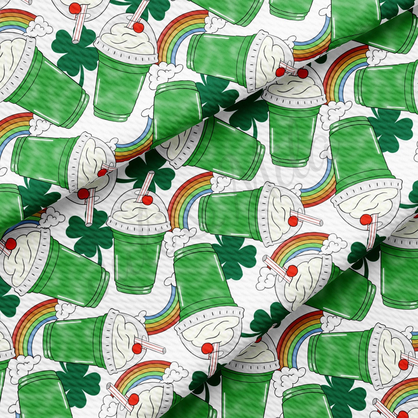 St. Patricks Day Bullet Textured Fabric AA1242