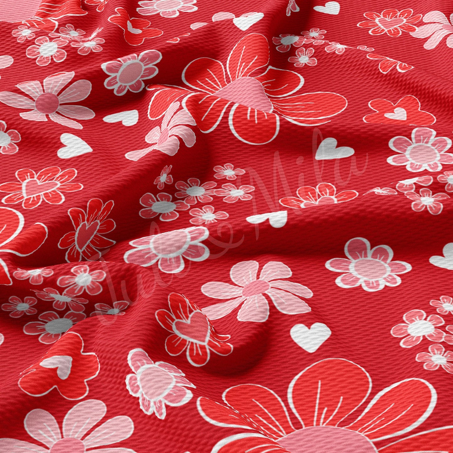 Valentines Day  Bullet Textured Fabric AA1248