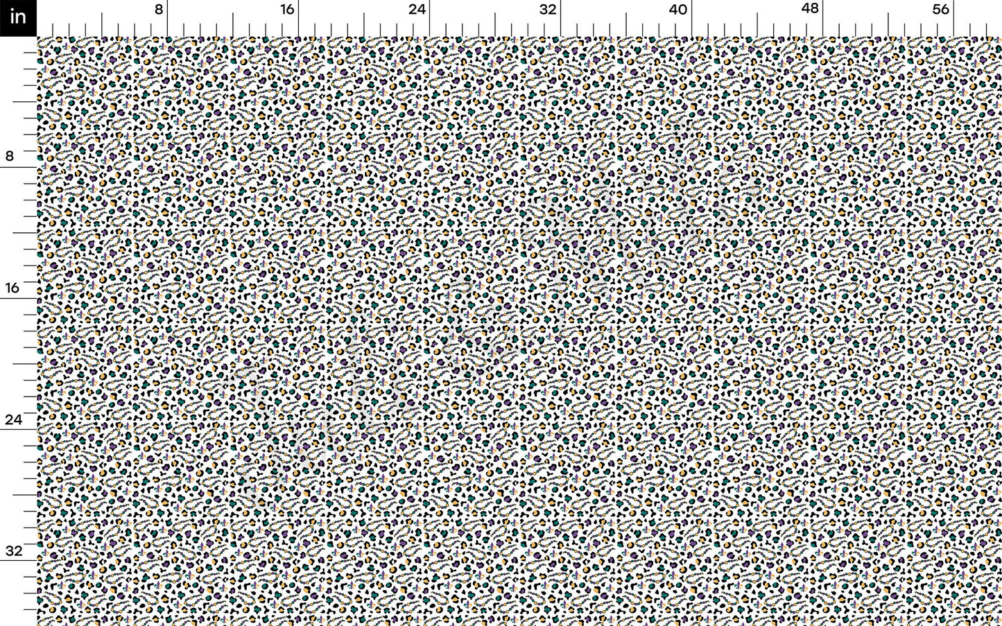 Mardi Gras Bullet Textured Fabric AA1357