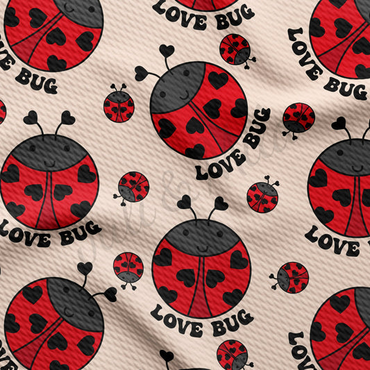 Valentines Day  Bullet Textured Fabric AA1289