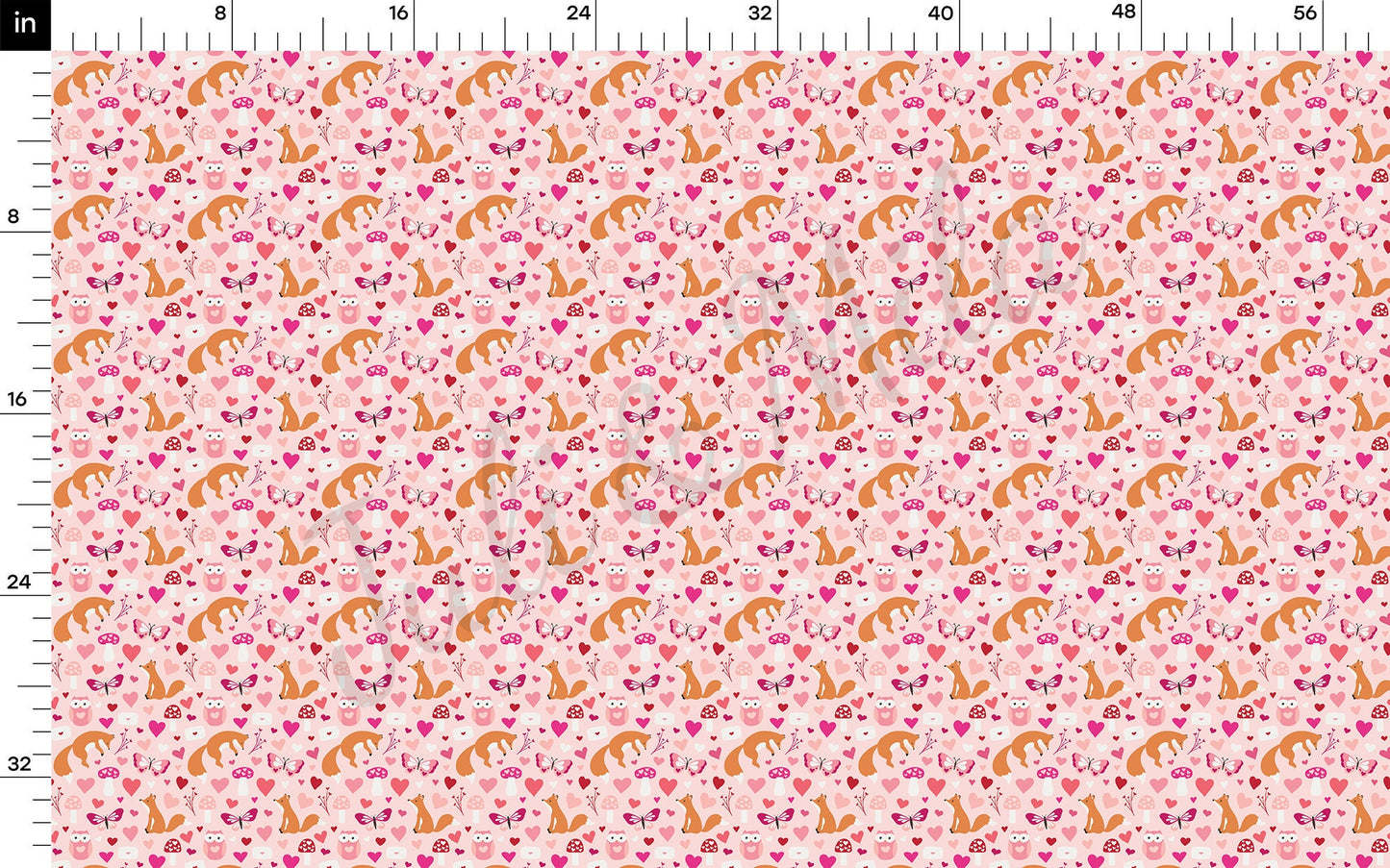 Valentines Day  Bullet Textured Fabric AA1290