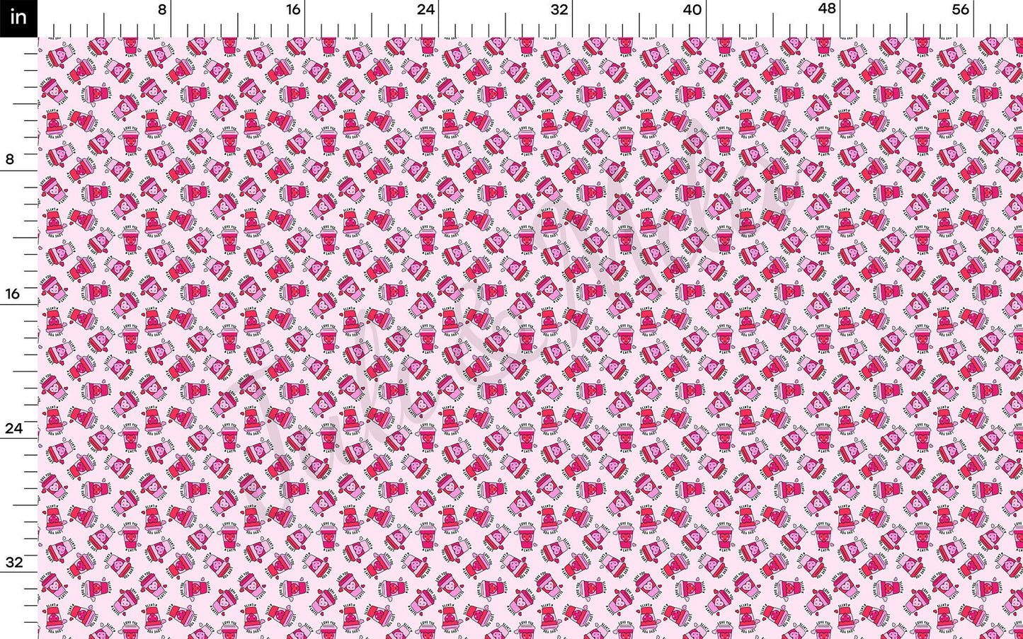 Valentines Day  Bullet Textured Fabric AA1291
