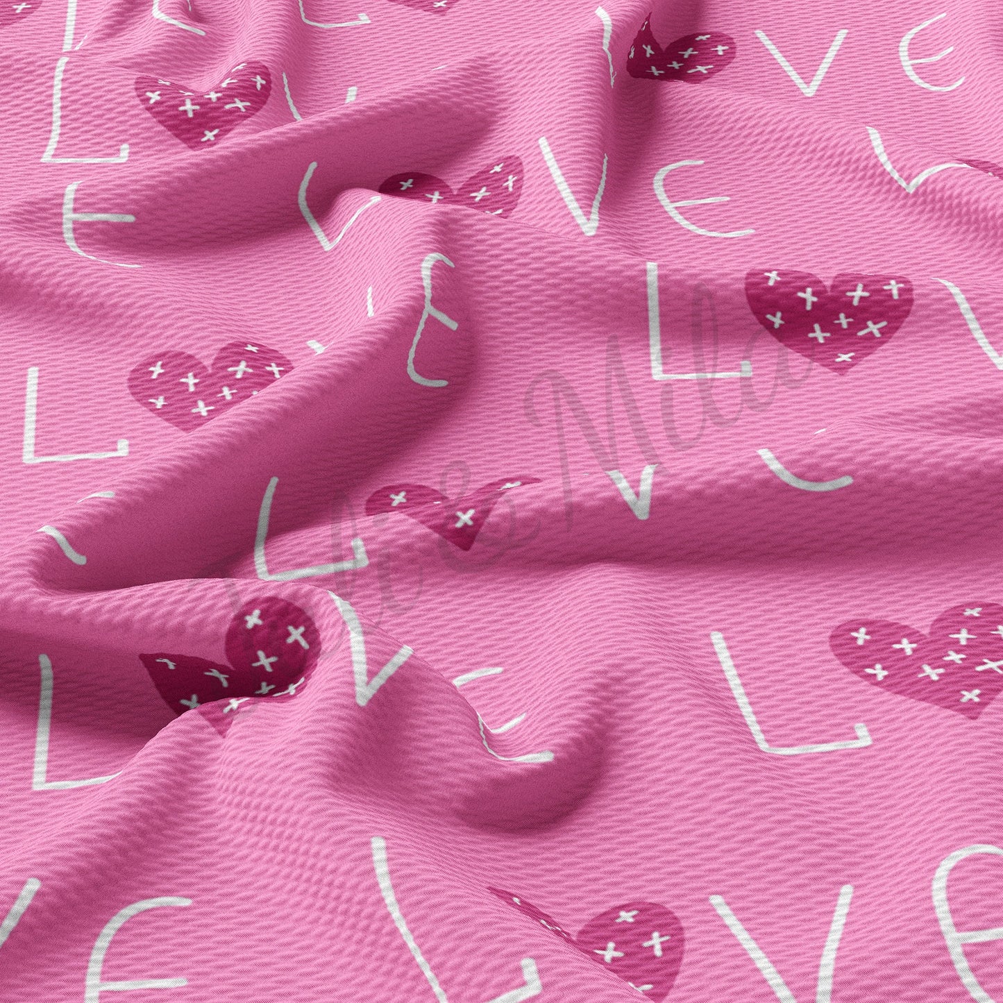 Valentines Day  Bullet Textured Fabric AA1334
