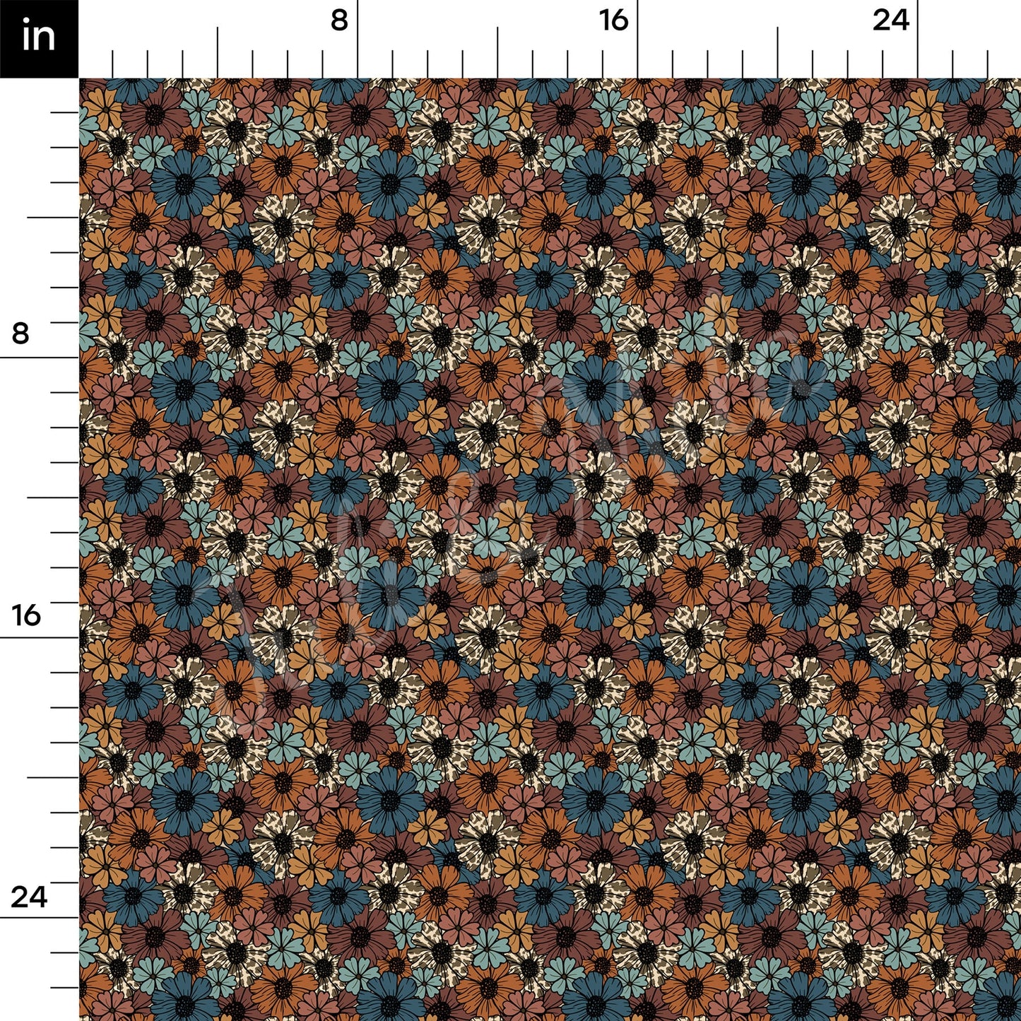 Floral Bullet Textured Fabric AA1376