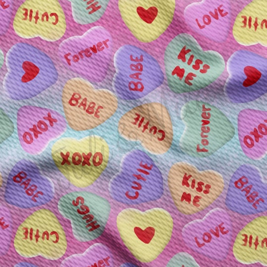 Valentines Day Bullet Textured Fabric 4