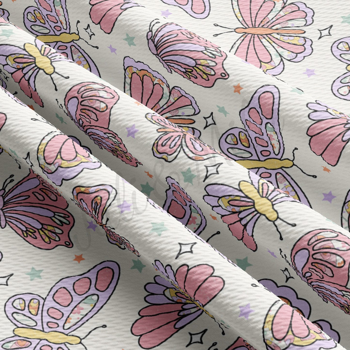 Butterfly Bullet Textured Fabric AA1419