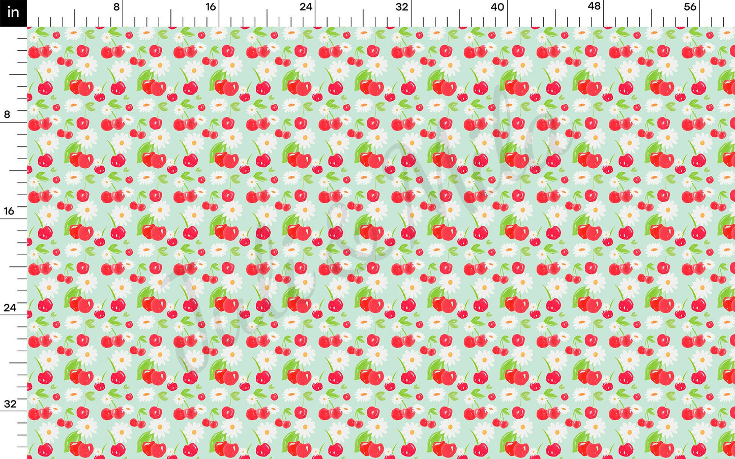 Cherry Summer Bullet Textured Fabric AA1420