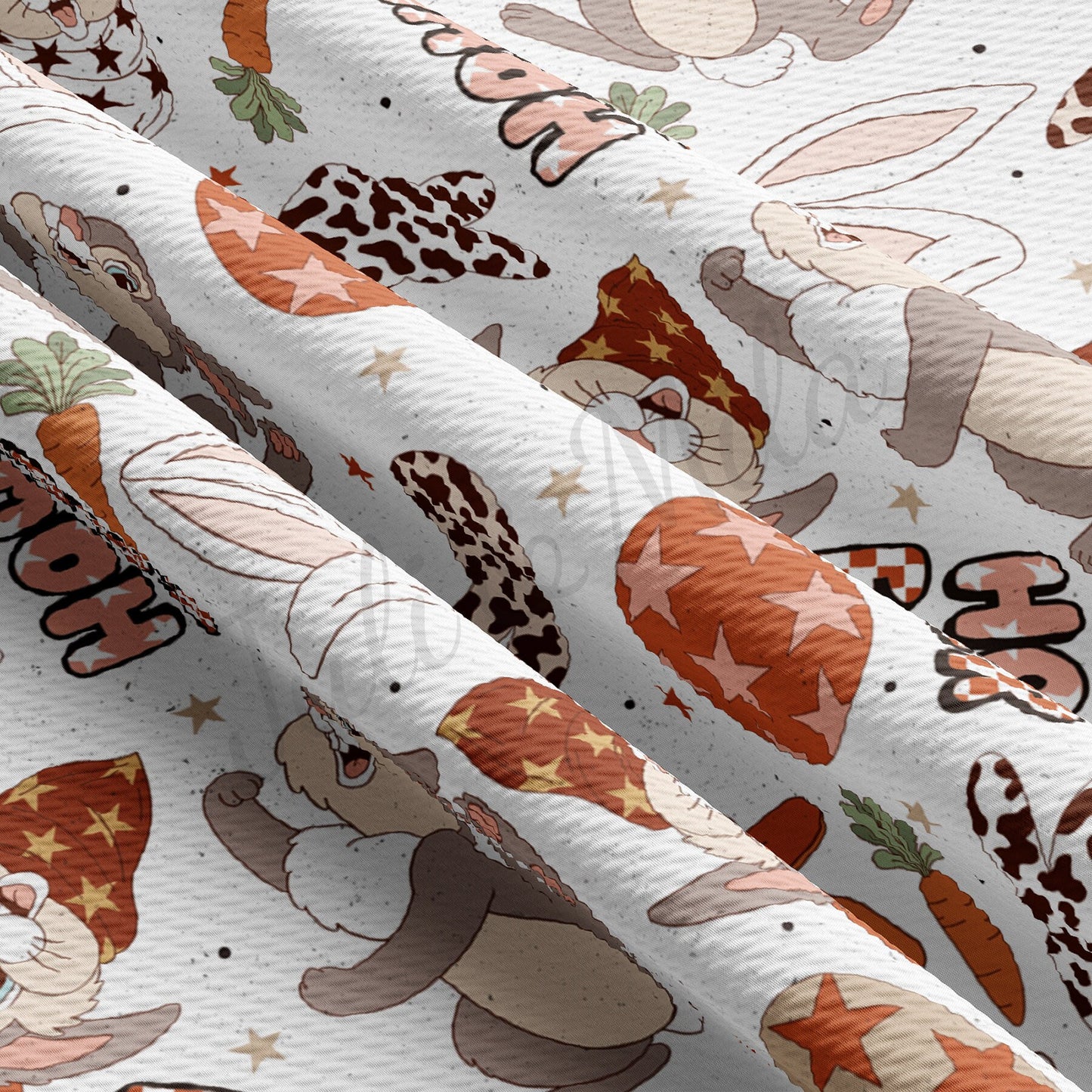 Easter Howdy Bullet Textured Fabric  AA1425