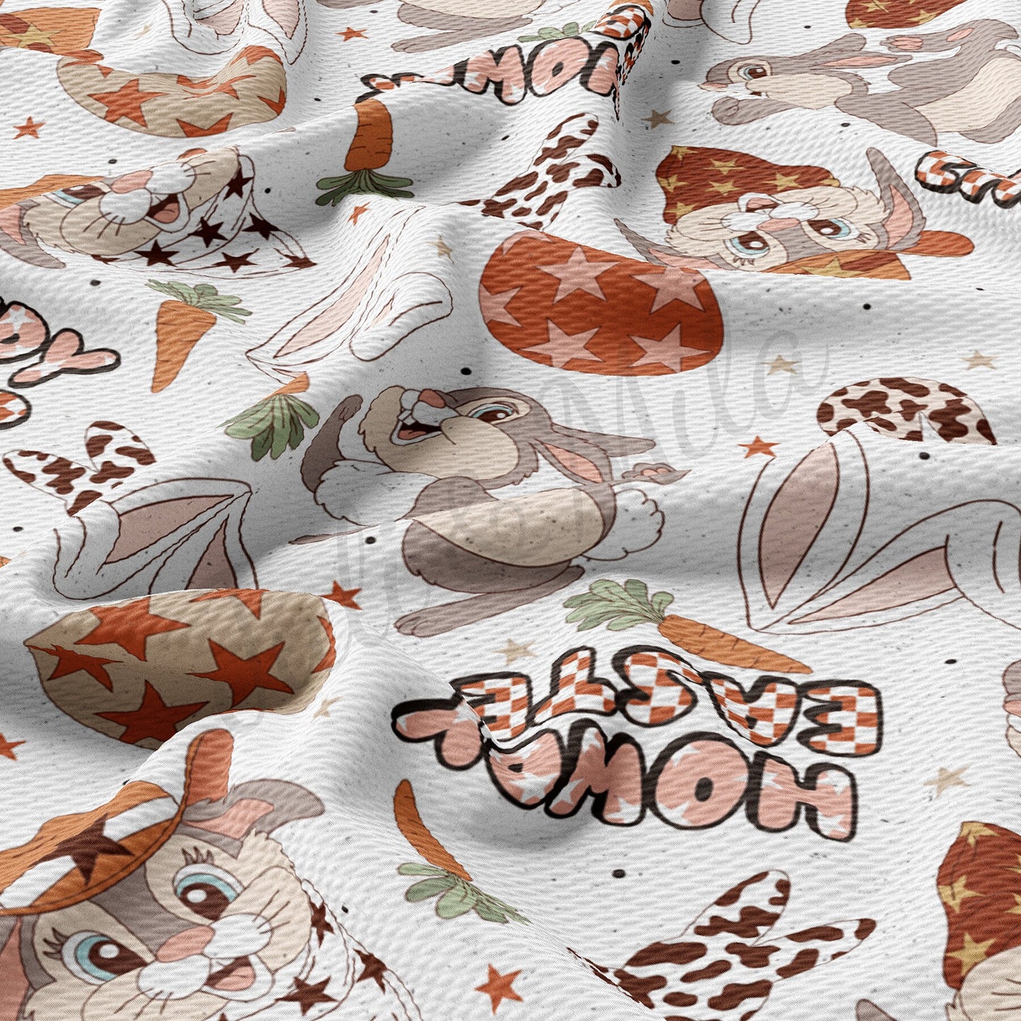 Easter Howdy Bullet Textured Fabric  AA1425