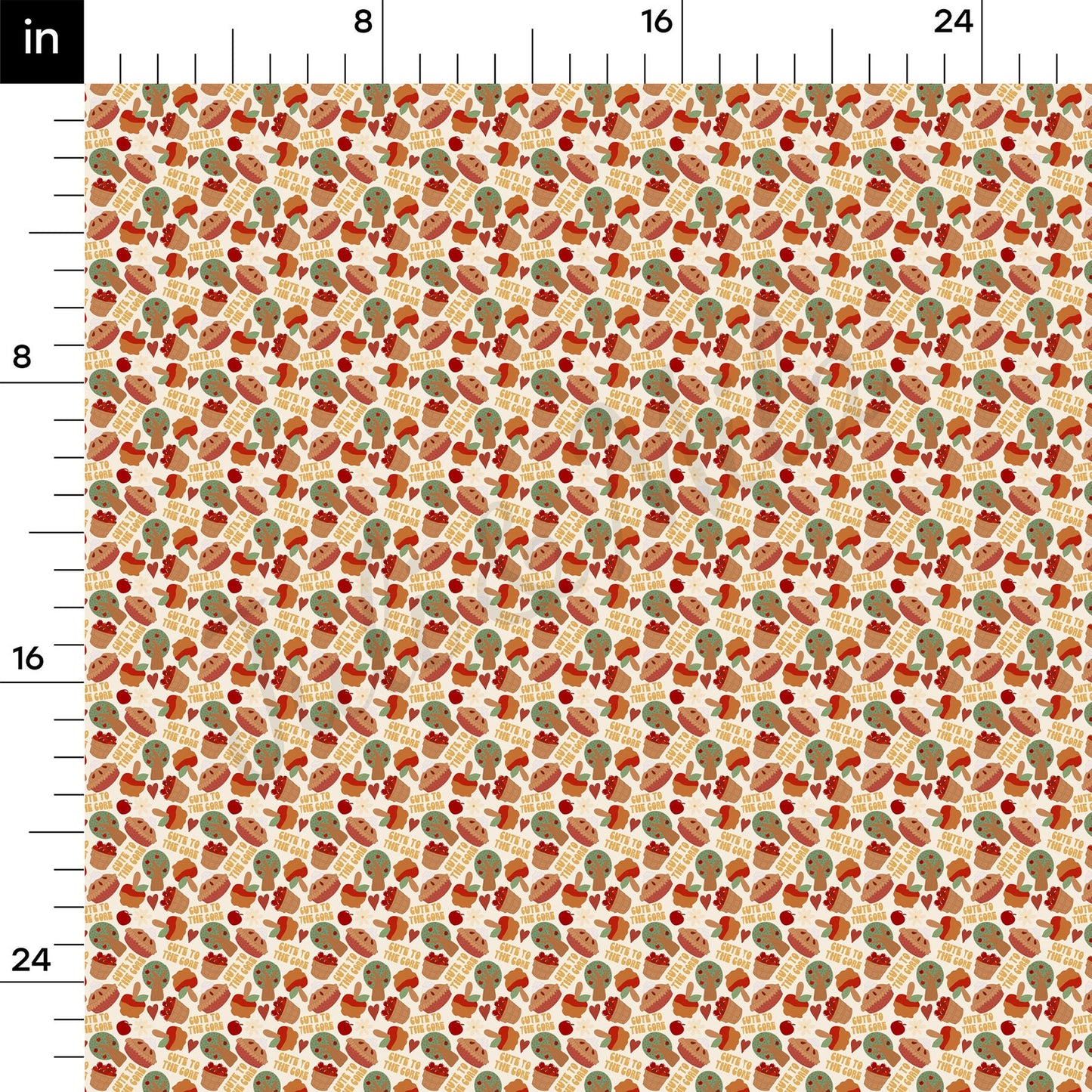Cute to the Core Fall Bullet Textured FabricAA1428