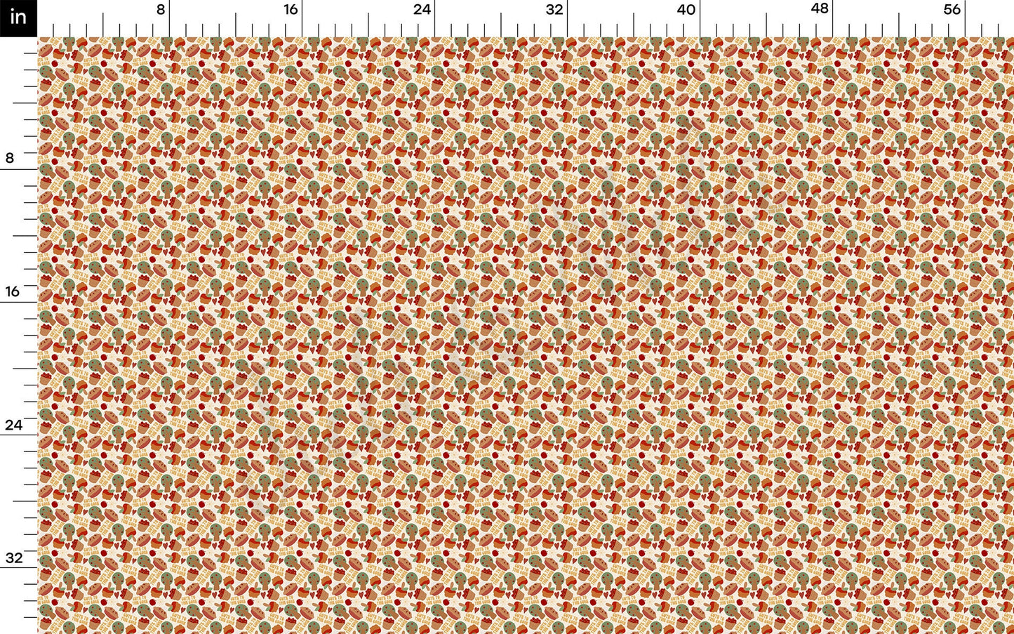 Cute to the Core Fall Bullet Textured FabricAA1428