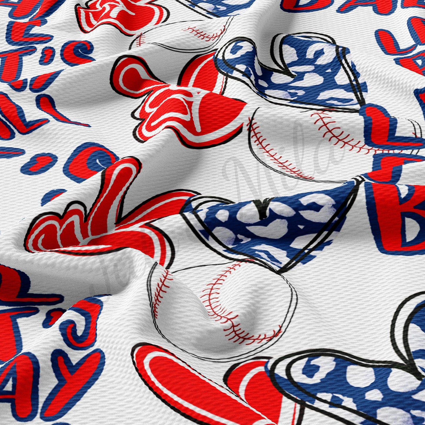 Baseball  Bullet Textured Fabric  AA1442