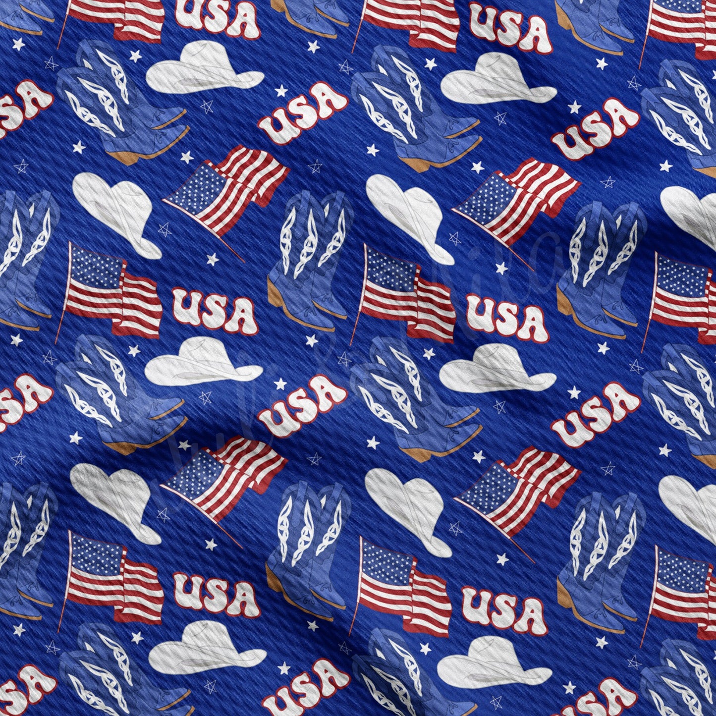 Patriotic Bullet Textured Fabric  AA1477