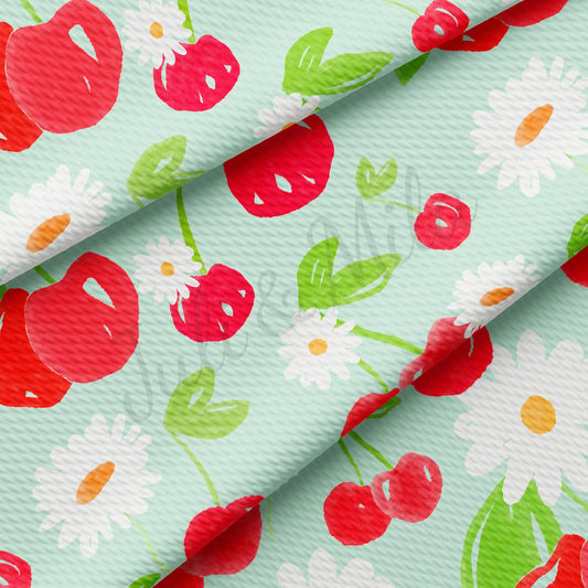 Cherry Summer Bullet Textured Fabric AA1420