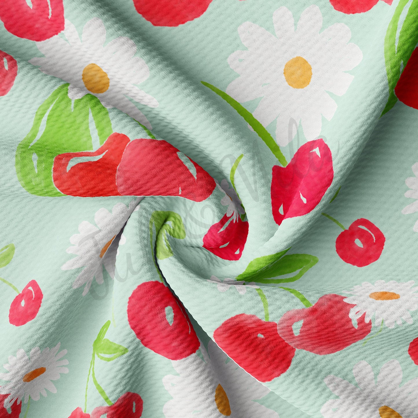 Cherry Summer Bullet Textured Fabric AA1420