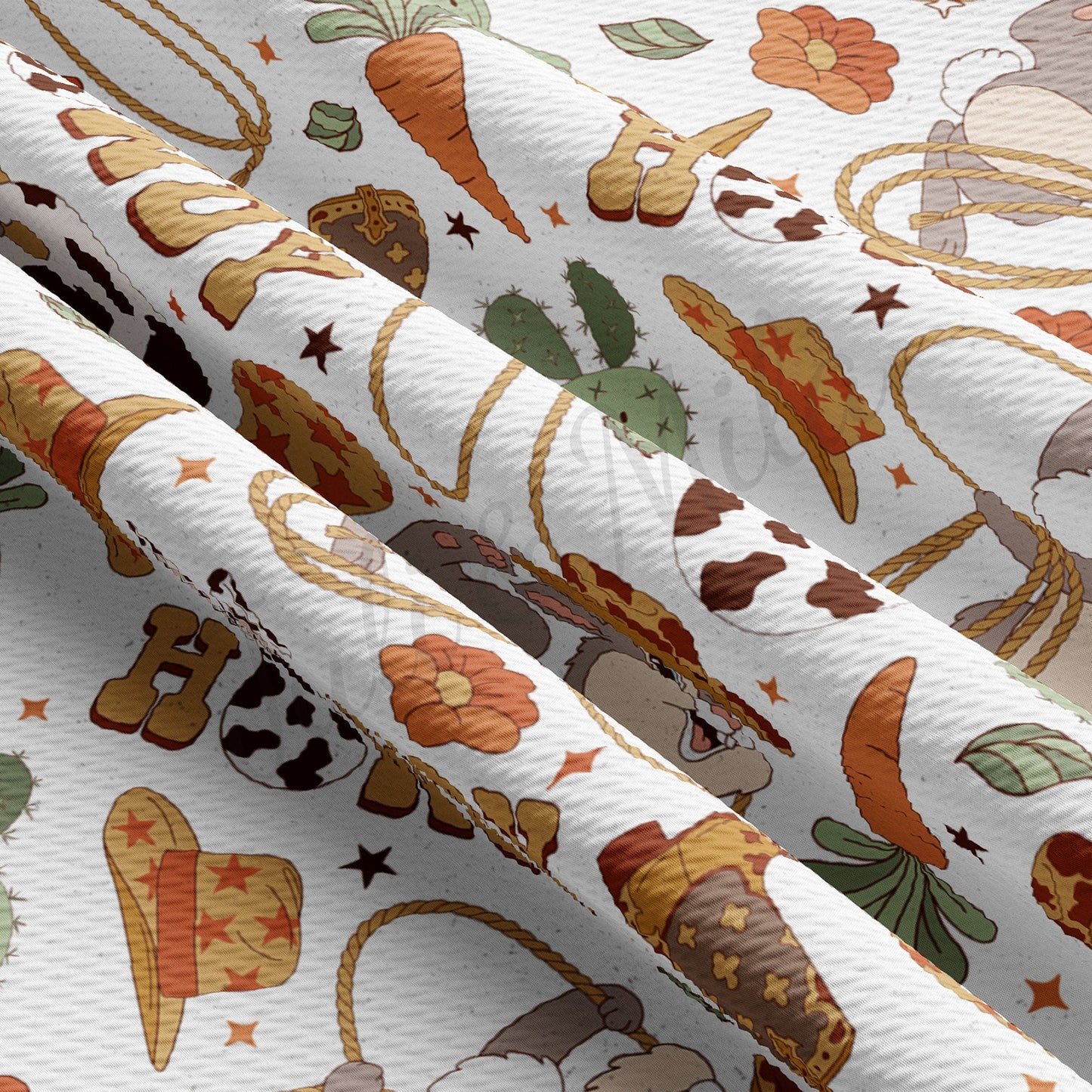 Easter Howdy Bullet Textured Fabric AA1424