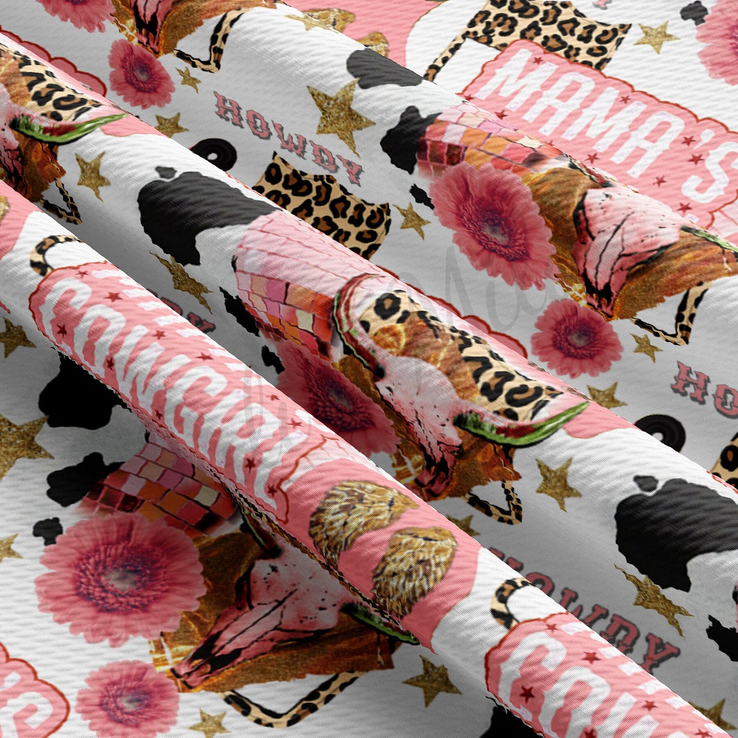 Mamas Cowgirl Bullet Textured Fabric AA1426