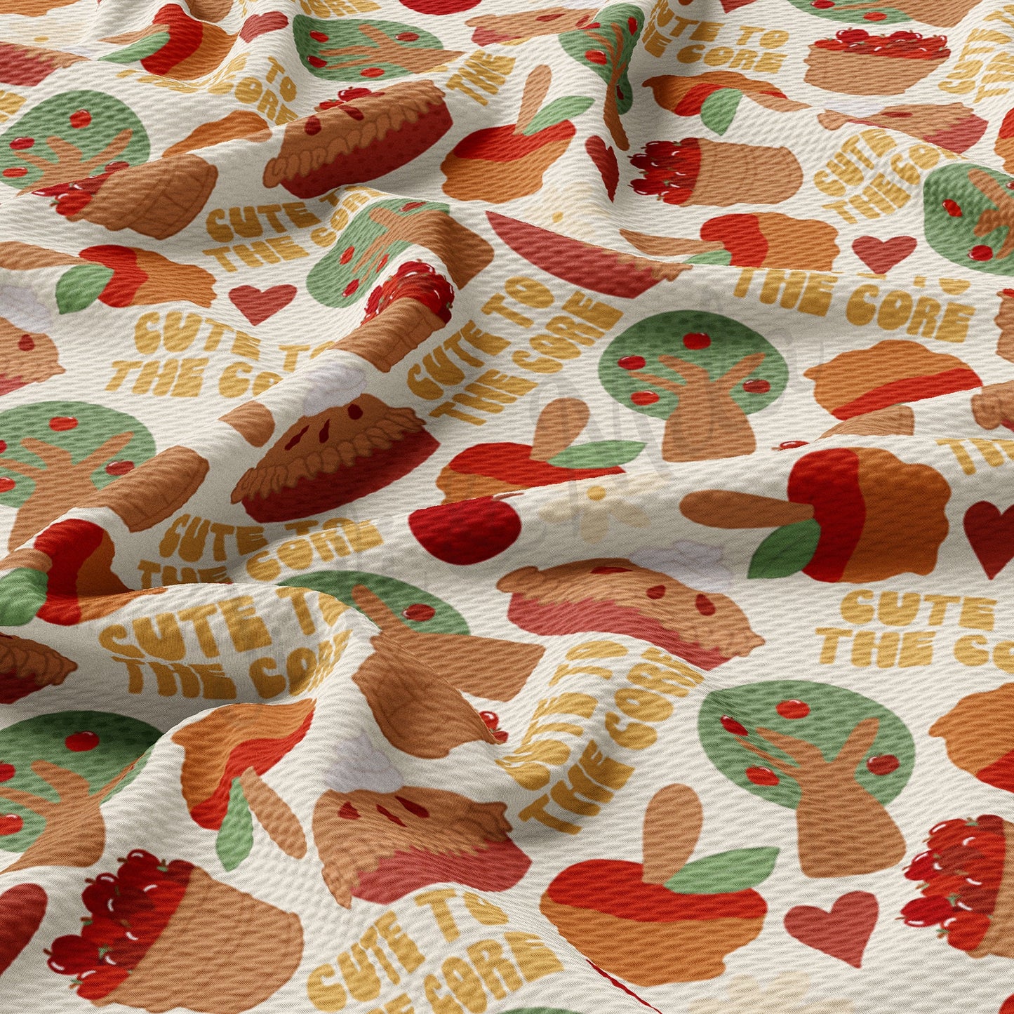 Cute to the Core Fall Bullet Textured FabricAA1428