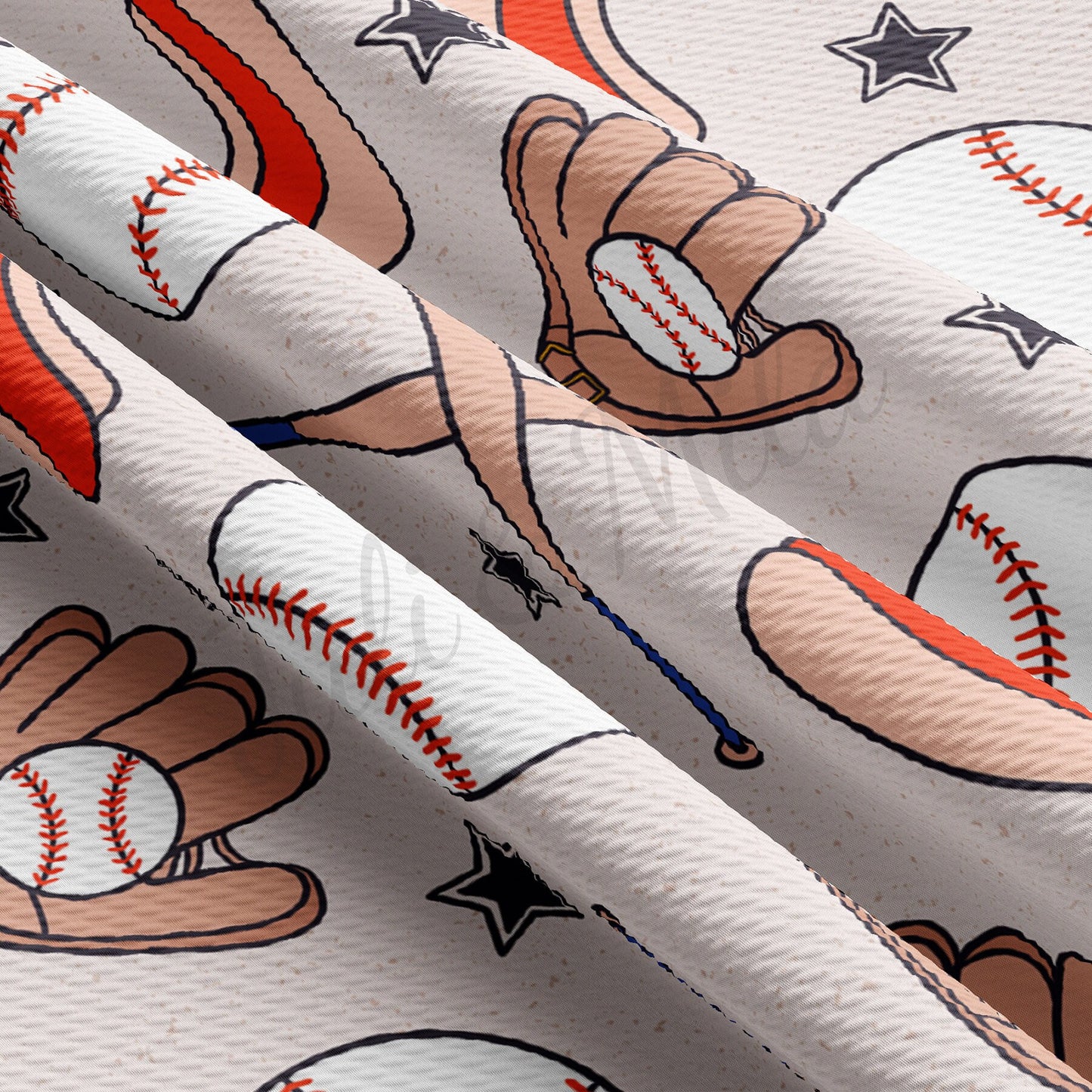 Baseball Bullet Textured Fabric AA1484