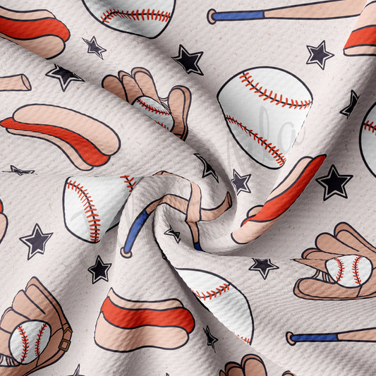 Baseball Bullet Textured Fabric AA1484