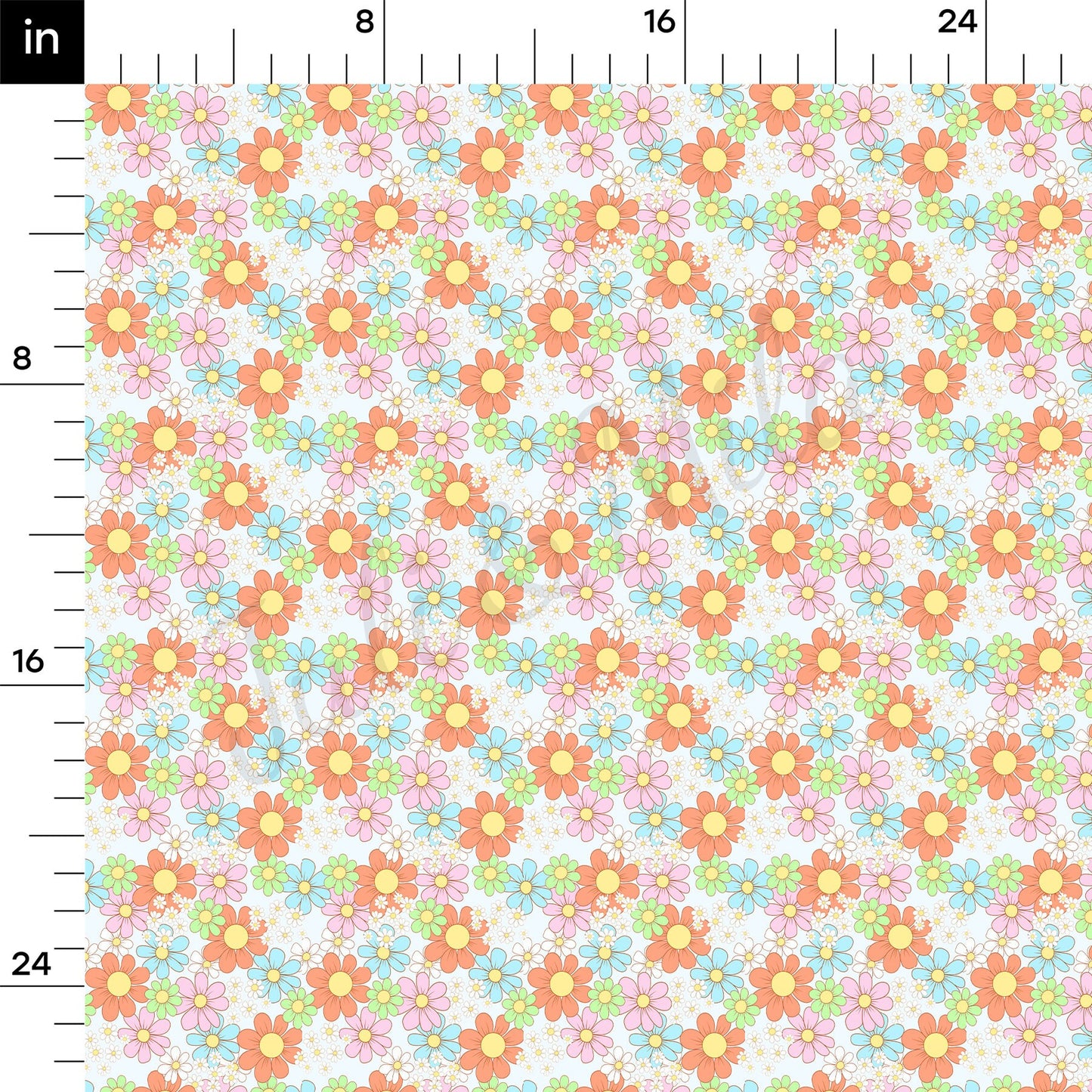 Floral  Bullet Textured Fabric  AA1490