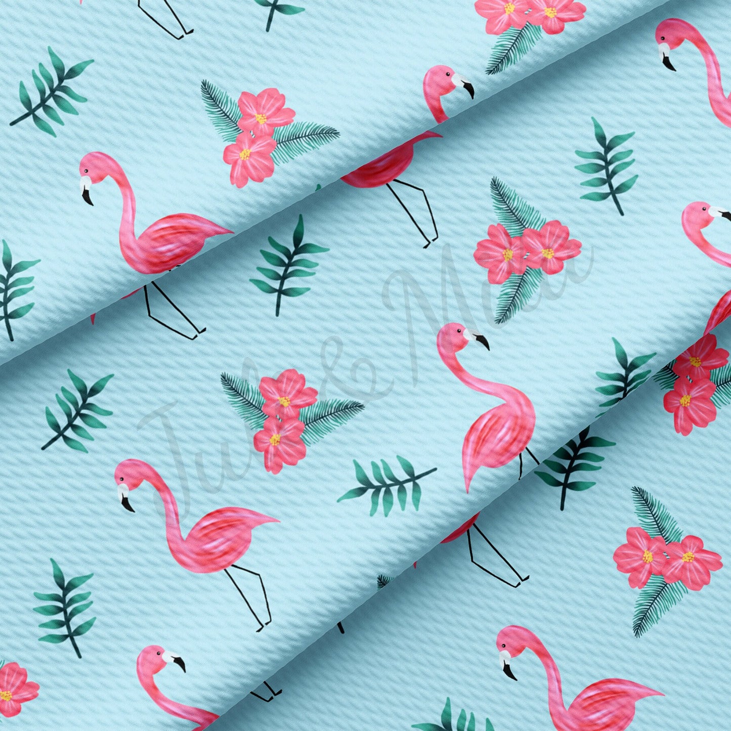 Flamingo Summer  Bullet Textured Fabric  AA1495